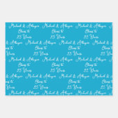 Anlässlich des 25-jährigen Jubiläums von Marine Bl Geschenkpapier Set (Vorderseite)