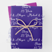 Anlässlich des 25-jährigen Jubiläums von Pink Mage Geschenkpapier Set (Beispiel)