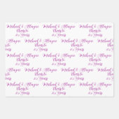 Anlässlich des 25-jährigen Jubiläums von Pink Mage Geschenkpapier Set (Vorderseite 2)