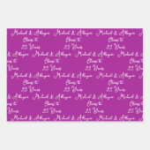 Anlässlich des 25-jährigen Jubiläums von Pink Mage Geschenkpapier Set (Vorderseite)