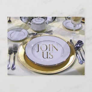 Anlasspostkarteneinladung Einladungspostkarte