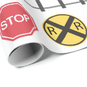 Anlasszugmuster Geschenkpapier (Rolleneckpunkt)