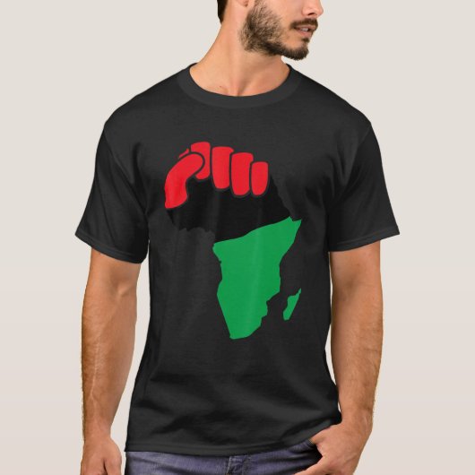 Anlaufgeschichte des Schwarzen Afrika T-Shirt (Vorderseite)