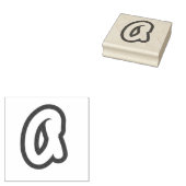 Anlaufschreiben der Briefmarke Gummistempel (Stempel)