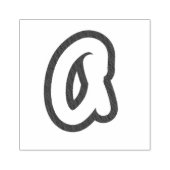 Anlaufschreiben der Briefmarke Gummistempel (Prägung)