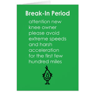 Anlaufzeitraum - ein lustiges Knie-Ersatz-Gedicht