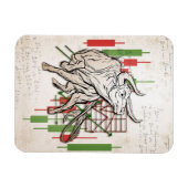 Anleger-Bears- und Bullenmarkt Magnet (Horizontal)