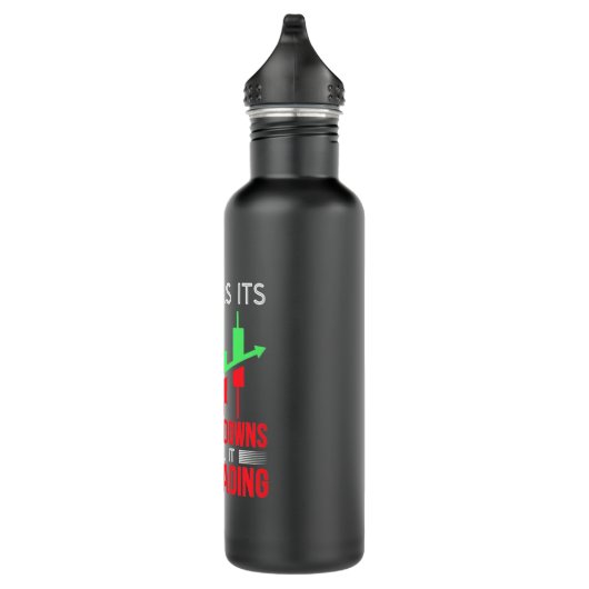 Anleger, den ich "IT Day Trading" nenne Edelstahlflasche (Rechts)