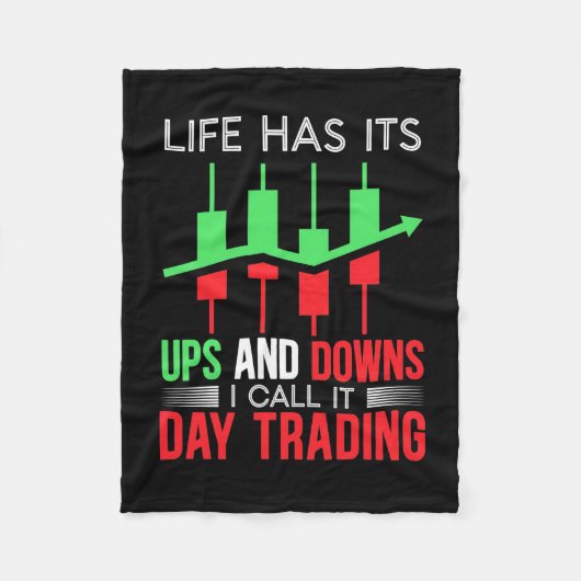 Anleger, den ich "IT Day Trading" nenne Fleecedecke (Vorderseite)
