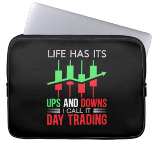 Anleger, den ich "IT Day Trading" nenne Laptopschutzhülle