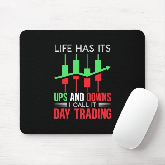 Anleger, den ich "IT Day Trading" nenne Mousepad (Mit Mouse)