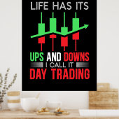 Anleger, den ich "IT Day Trading" nenne Poster (Küche)