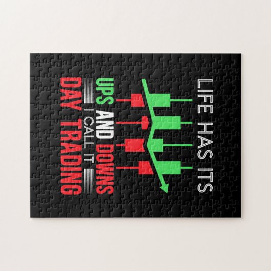 Anleger, den ich "IT Day Trading" nenne Puzzle (Horizontal)