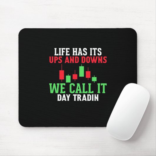 Anleger, den wir "IT Day Trading" nennen Mousepad (Mit Mouse)