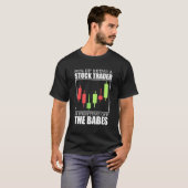 Anleger: Ein Aktienhändler kämpft T-Shirt (Vorne ganz)