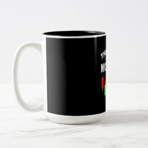 Anleger Gott sei Dank ist Montag Zweifarbige Tasse