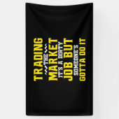 Anleger handeln am Markt Banner (Vertikal)