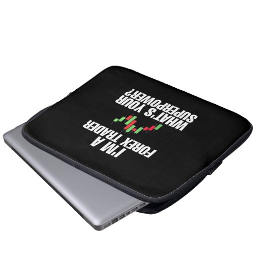 Anleger ich bin Devisenhändler Laptopschutzhülle (Vorne Knopf)