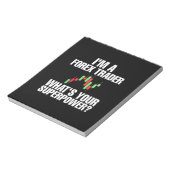 Anleger ich bin Devisenhändler Notizblock (Rotiert)