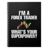 Anleger ich bin Devisenhändler Notizblock (Vorderseite)