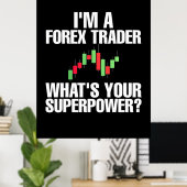 Anleger ich bin Devisenhändler Poster (Heimbüro)