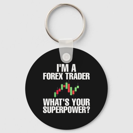 Anleger ich bin Devisenhändler Schlüsselanhänger (Vorderseite)