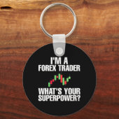 Anleger ich bin Devisenhändler Schlüsselanhänger (Vorderseite)