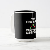 Anleger ich bin Devisenhändler Zweifarbige Tasse (Vorderseite Links)