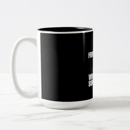 Anleger ich bin Devisenhändler Zweifarbige Tasse (Links)