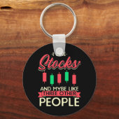 Anleger Ich mag Aktien Schlüsselanhänger (Vorderseite)