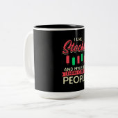 Anleger Ich mag Aktien Zweifarbige Tasse (Vorderseite Links)