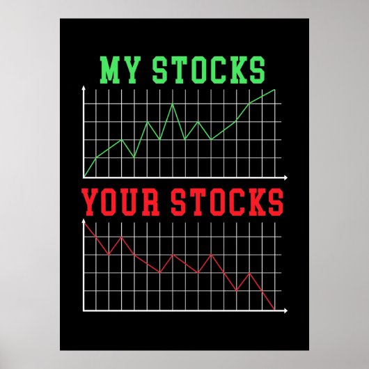 Anleger meine Aktien Poster (Vorne)