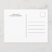 Anleger-Postkarte Postkarte (Rückseite)