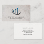 Anleger | Real Anwesen Agent Business Card Visitenkarte (Vorne/Hinten)