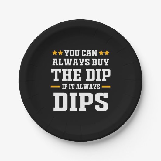 Anleger Sie können die Dips immer kaufen Pappteller (Vorderseite)