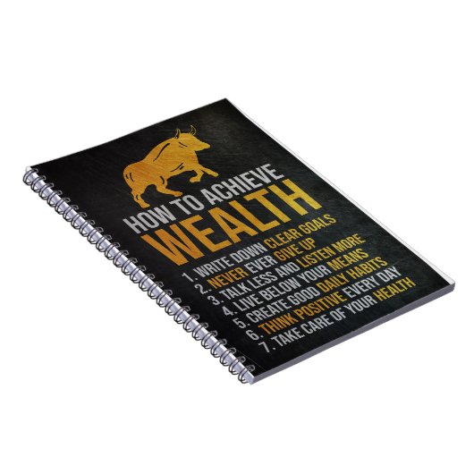 Anleger: Wie man Wohlstand erreicht Notizblock (Rechte Seite)