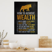 Anleger: Wie man Wohlstand erreicht Poster (Küche)