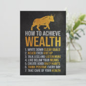 Anleger: Wie man Wohlstand erreicht Save The Date (Stehend Vorderseite)