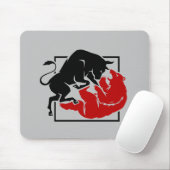 Anlegermarkt für Bull- und Bärenmarkt Mousepad (Mit Mouse)