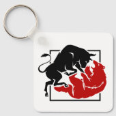 Anlegermarkt für Bull- und Bärenmarkt Schlüsselanhänger (Vorderseite)