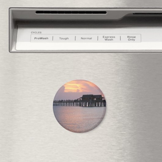 Anlegestelle in Neapel Florida Magnet (In Situ (Geschirrspüler))