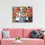 Anlegorie der Musik Leinwanddruck (Insitu (Wohnzimmer))