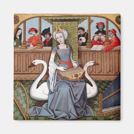 Anlegorie der Musik Magnet (Vorne)