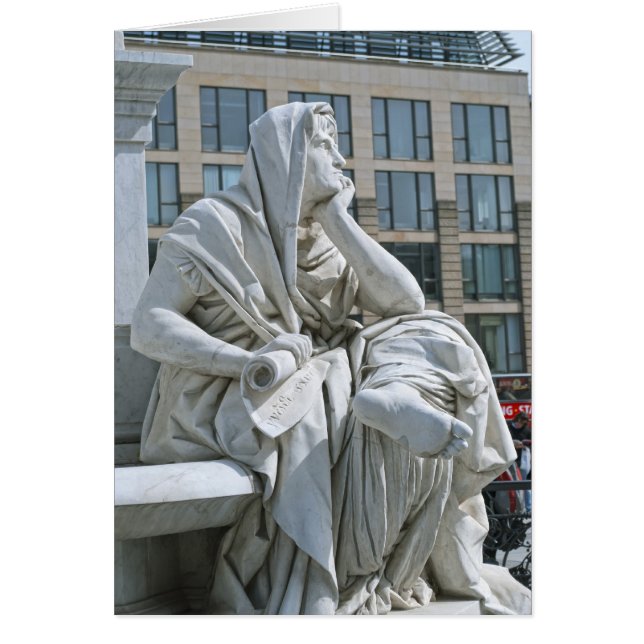 Anlegorie der Philosophie des Schillerdenkmals in  (Vorne)