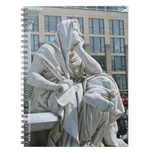 Anlegorie der Philosophie des Schillerdenkmals in Notizblock