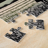 Anleihe auf dem Gebiet der Silhouette mit der Lieb Puzzle (Seite)