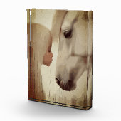Anleihe - Kunst des Kindes und Pferdes Fotoblock (Rechts)