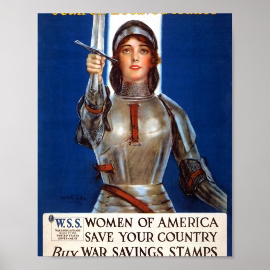 Anleiheemission für die Joan of Arc War Poster (Vorne)