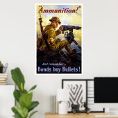 Anleihen kaufen Kugeln — WWI Poster (Heimbüro)