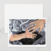 Anleitung der Hände Postkarte (Vorne/Hinten)